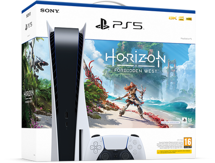PlayStation®5 Console (Disk) – Horizon Forbidden West™ Bundle - Console pack by Sony The Chelsea Gamer