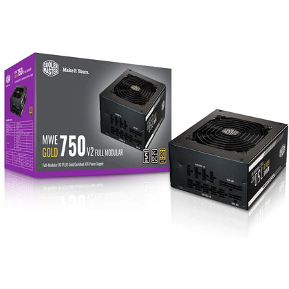 Cooler Master MWE Gold V2 750W 120mm HDB Fan 80 PLUS Gold Fully Modular PSU - Core Components by Cooler Master The Chelsea Gamer