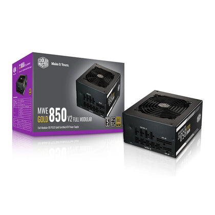Cooler Master MWE Gold V2 850W 120mm HDB Fan 80 PLUS Gold Fully Modular PSU - Core Components by Cooler Master The Chelsea Gamer