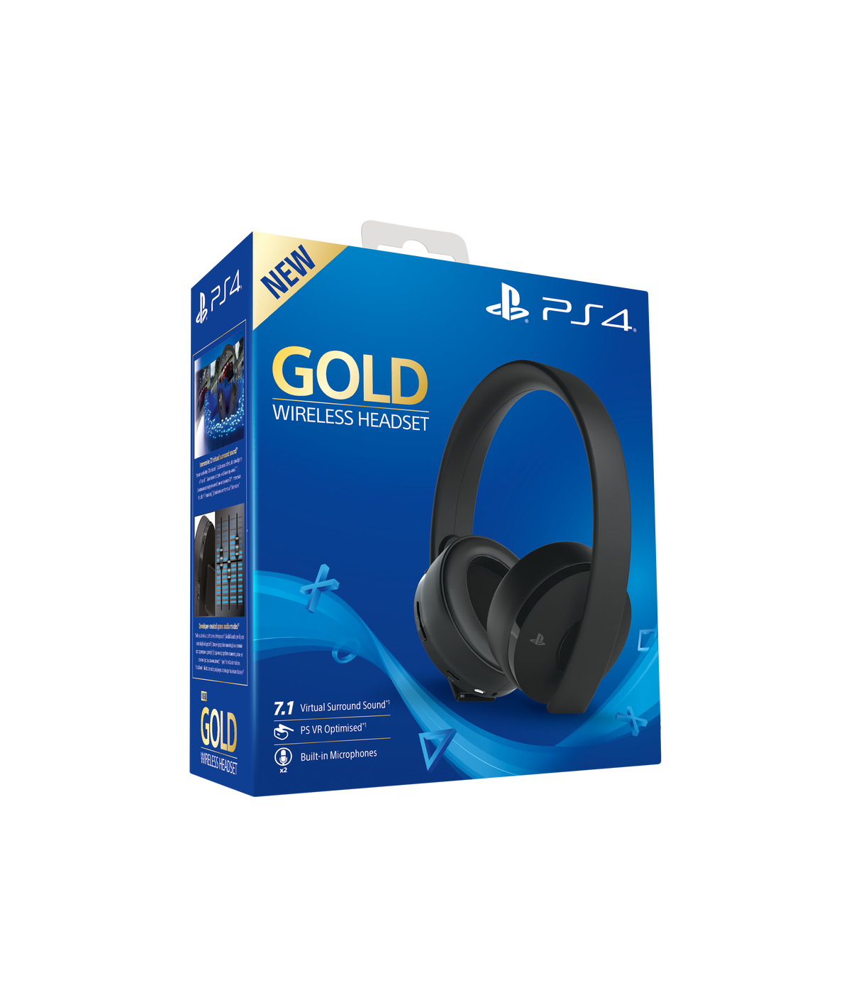PlayStation 4 Gold Wireless Headset - Console Accessories by Sony The Chelsea Gamer