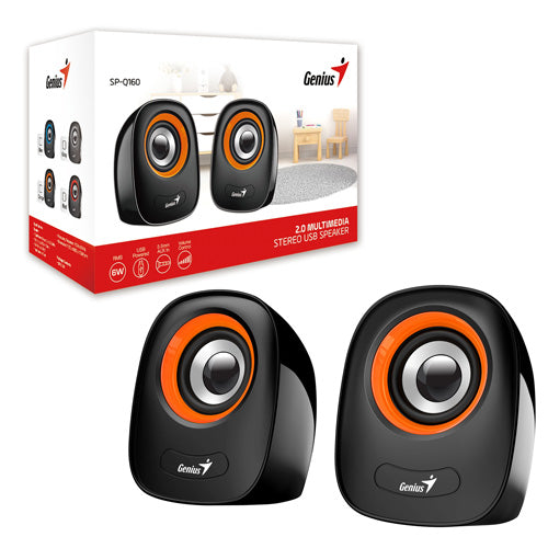 Genius SP-Q160 Stereo Speakers - Audio by Genius The Chelsea Gamer
