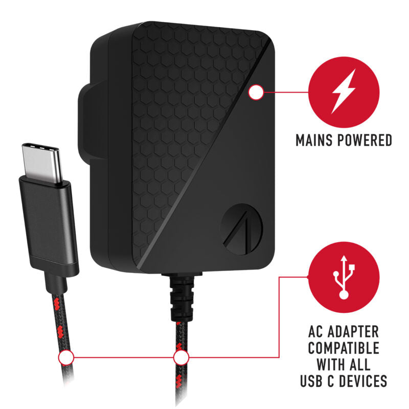 STEALTH SW-C20 Mains Adaptor for Nintendo Switch - Console Accessories by ABP Technology The Chelsea Gamer