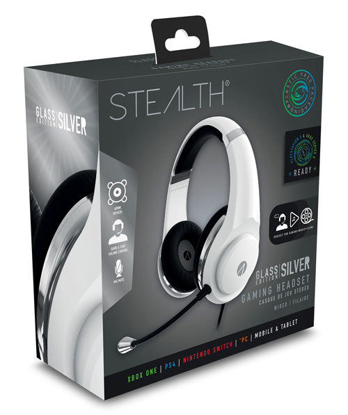 STEALTH XP-Glass Gaming Headset - Silver | Kopfhörer