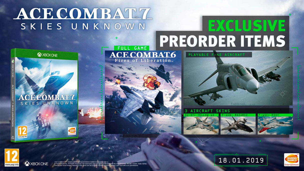 Ace Combat 7 Skies - Xbox One - Video Games by Bandai Namco Entertainment The Chelsea Gamer