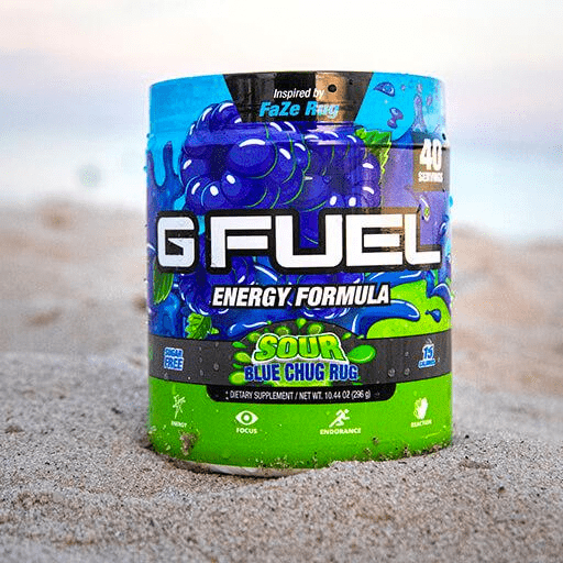 G Fuel - Sour Blue Chug Rug Tub - merchandise by G Fuel The Chelsea Gamer