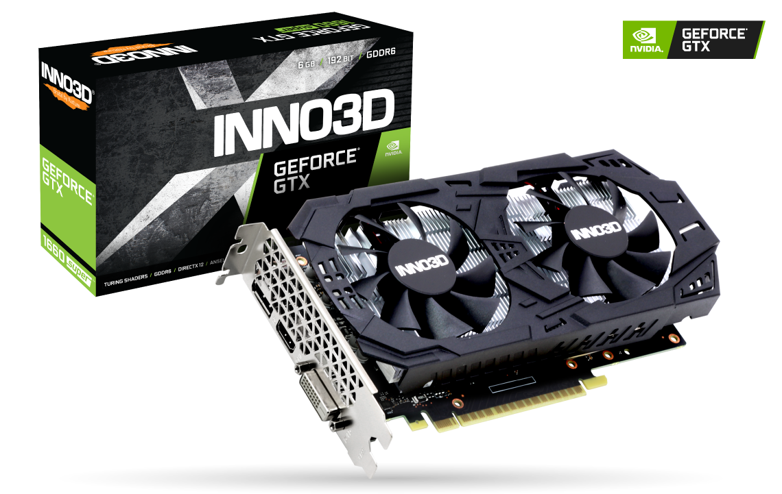Inno3D Nvidia GeForce GTX 1660 SUPER Twin X2 Dual Fan Graphics Card - Core Components by INNO3D The Chelsea Gamer