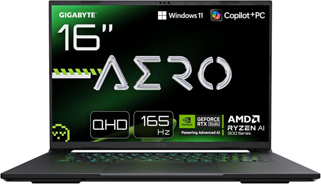 Gigabyte AERO X16 Gaming Laptop (Ryzen AI 7 350, RTX 5060, 16GB RAM) - Laptops by Gigabyte The Chelsea Gamer