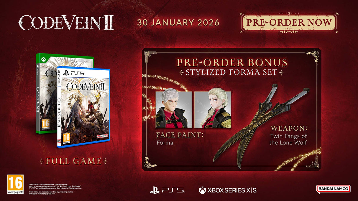 Code Vein II - Xbox Series X - Video Games by Bandai Namco Entertainment The Chelsea Gamer