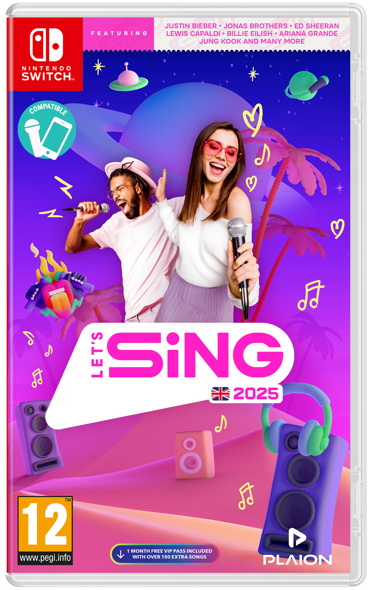 Let's Sing 2025 - UK Version (Standalone) Nintendo Switch - Video Games by Plaion The Chelsea Gamer