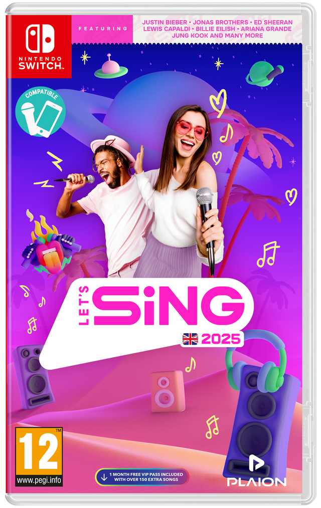 Let's Sing 2025 - UK Version (Standalone) Nintendo Switch - Video Games by Plaion The Chelsea Gamer