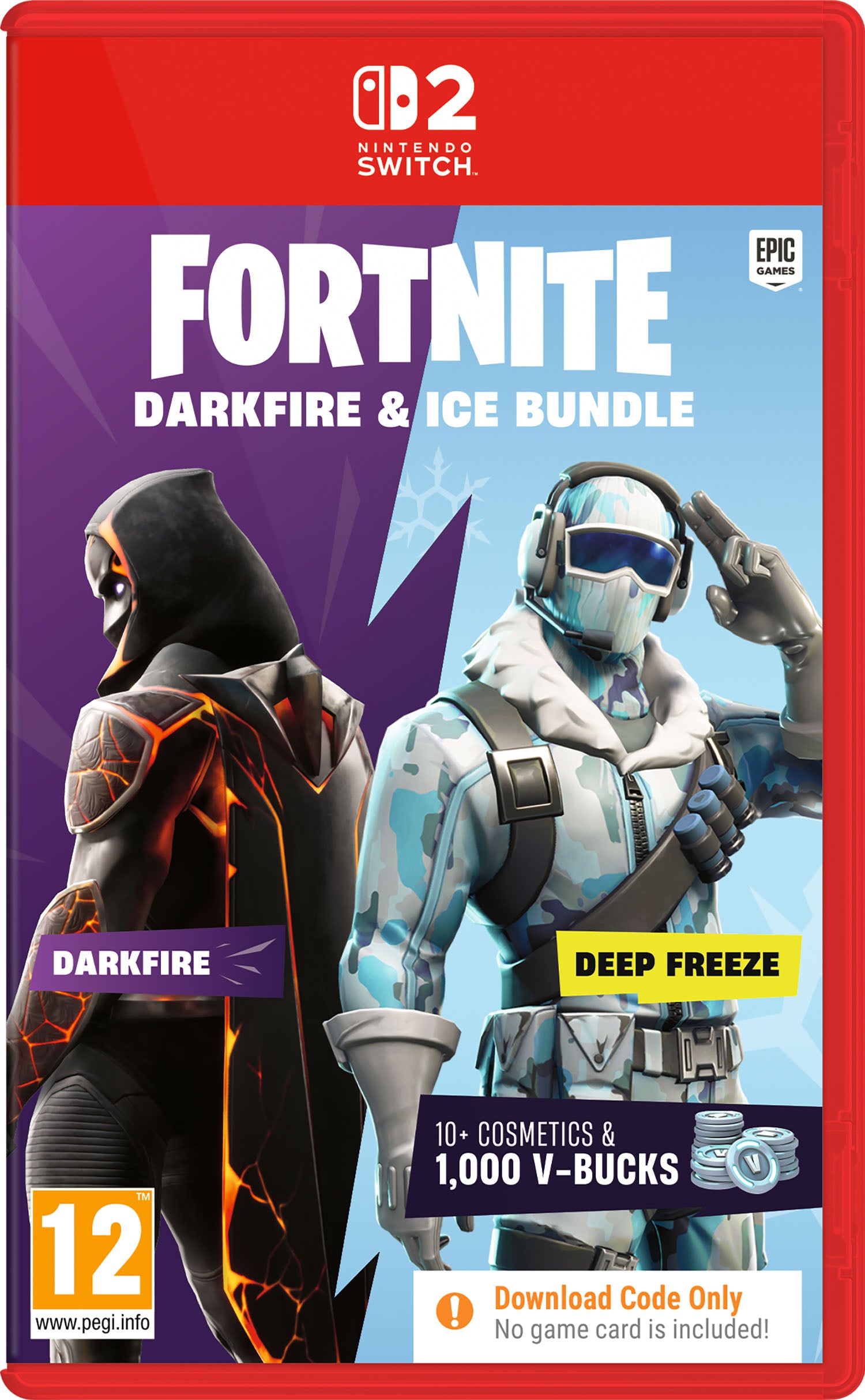 Fortnite – Darkfire & Ice Bundle - Nintendo Switch 2 - CODE IN BOX - Video Games by U&I The Chelsea Gamer