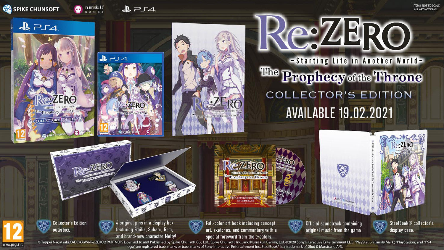 Re:ZERO - The Prophecy of the Throne - PlayStation 4 CE - Video Games by Numskull Games The Chelsea Gamer