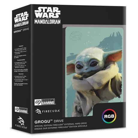 Grogu™ Drive - Special Edition FireCuda External 2TB Hard Drive - Console Accessories by Seagate The Chelsea Gamer