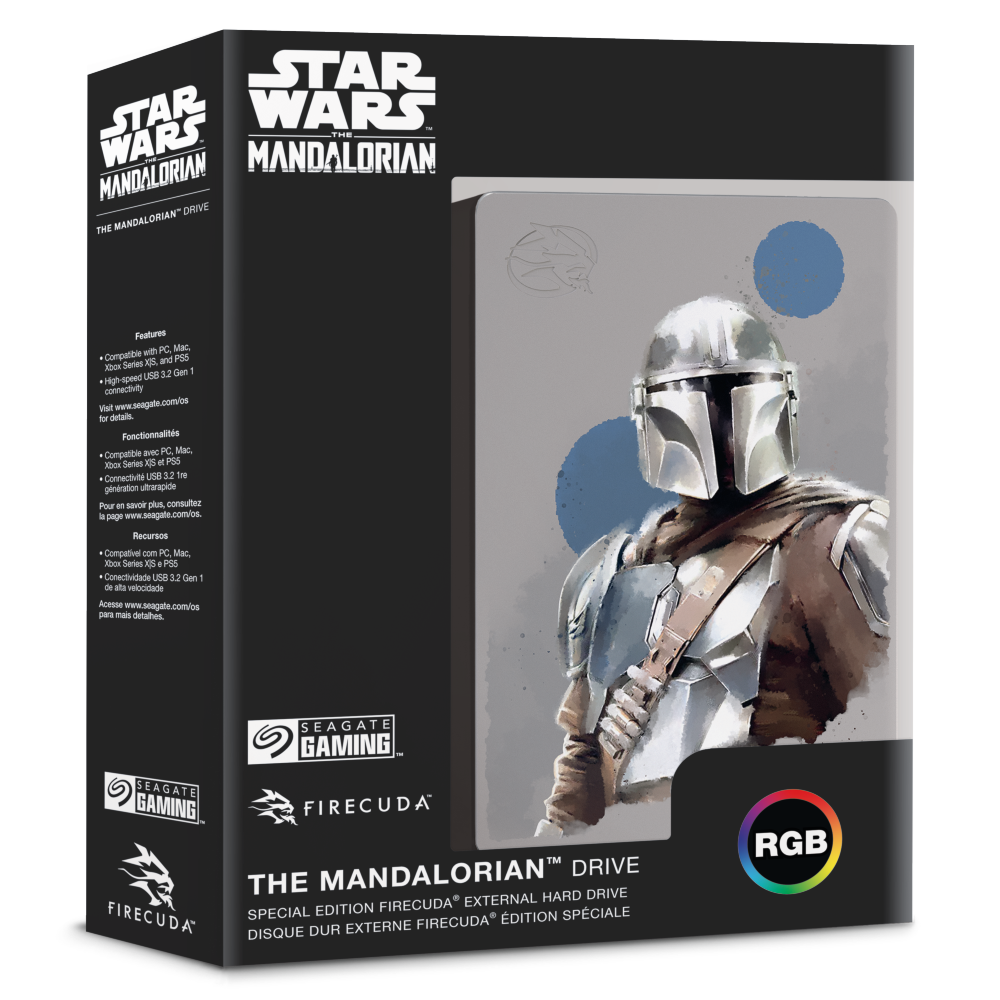 The Mandalorian™ Drive - Special Edition FireCuda External 2TB Hard Drive - Console Accessories by Seagate The Chelsea Gamer
