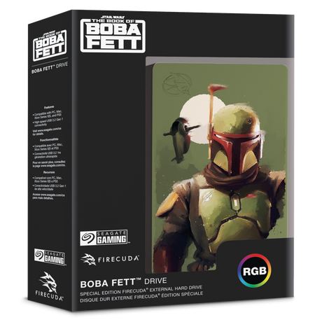 Boba Fett™ Drive - Special Edition FireCuda External 2TB Hard Drive - Console Accessories by Seagate The Chelsea Gamer