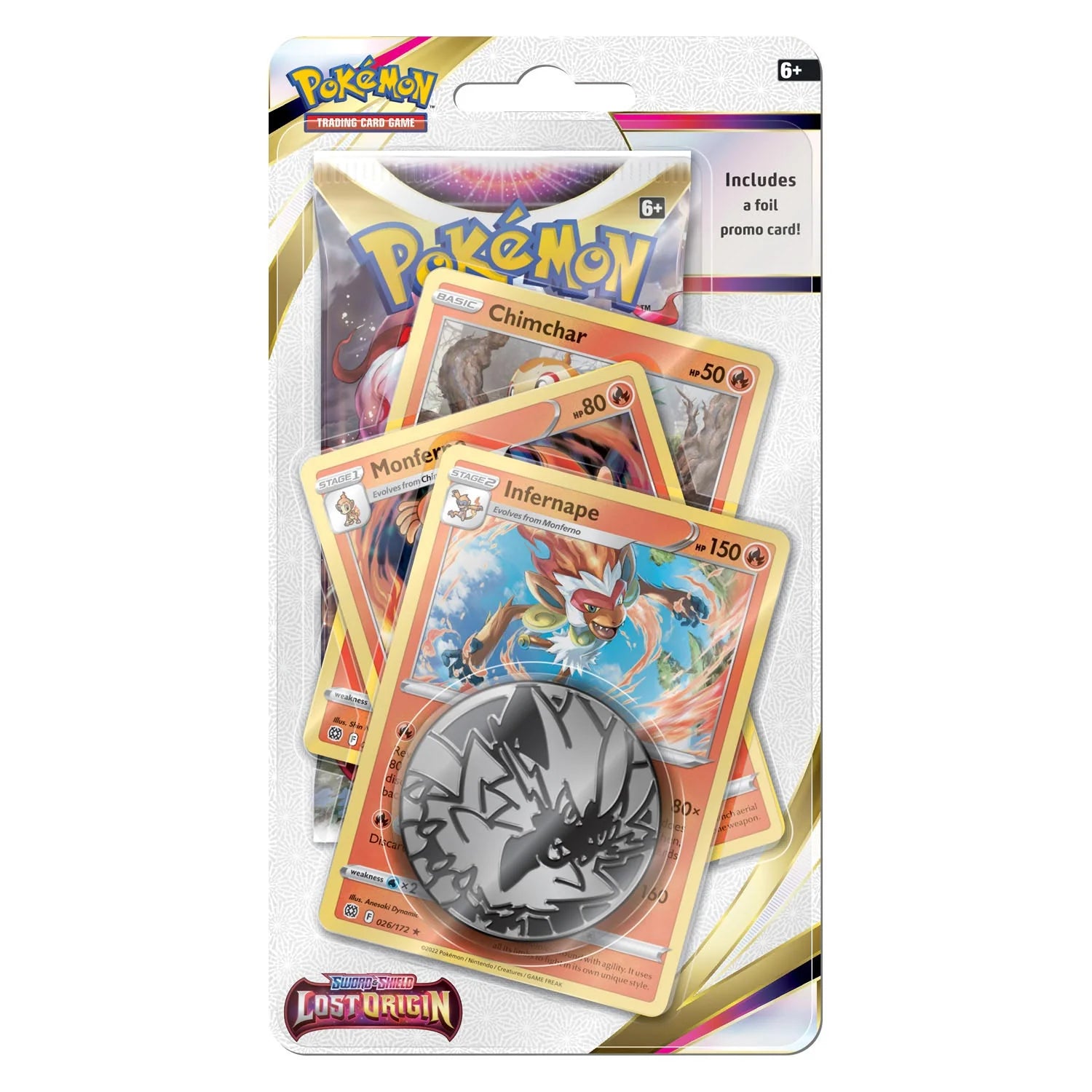 Pokémon TCG: Sword & Shield 11 Lost Origin Premium Checklane Blister - Merchandise by Pokémon The Chelsea Gamer