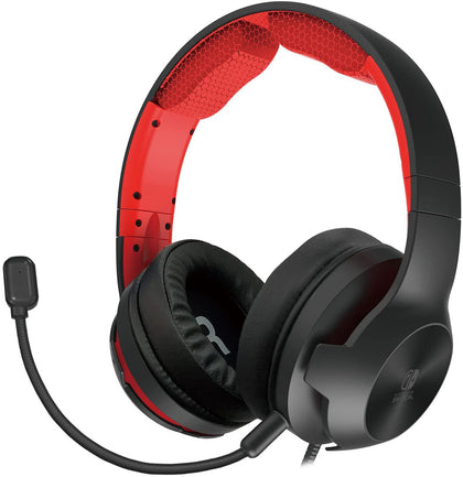 Hori - Gaming Headset Pro (Black/Red) for Nintendo Switch - Console Accessories by HORI The Chelsea Gamer