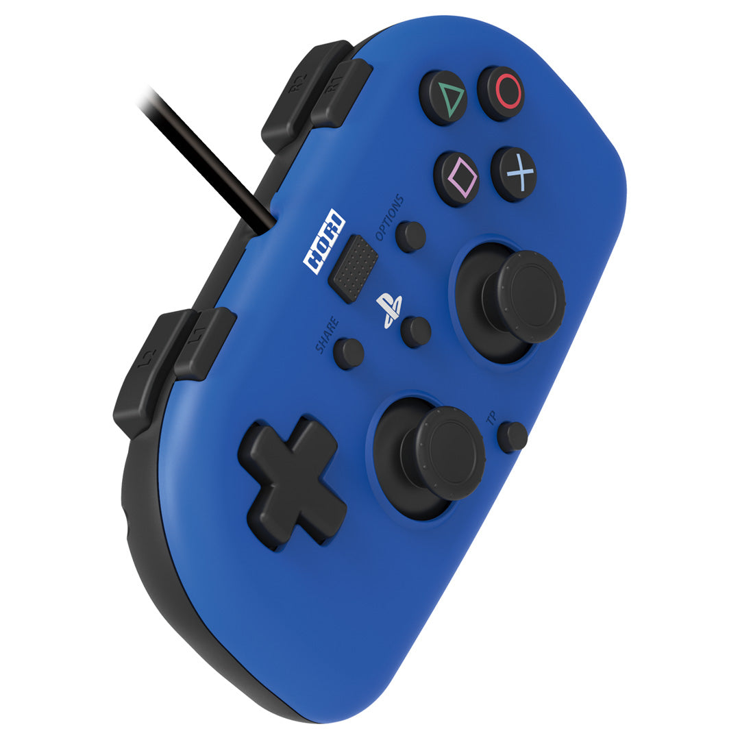 Hori - Wired Mini Gamepad (Blue) for PlayStation 4 - Console Accessories by HORI The Chelsea Gamer