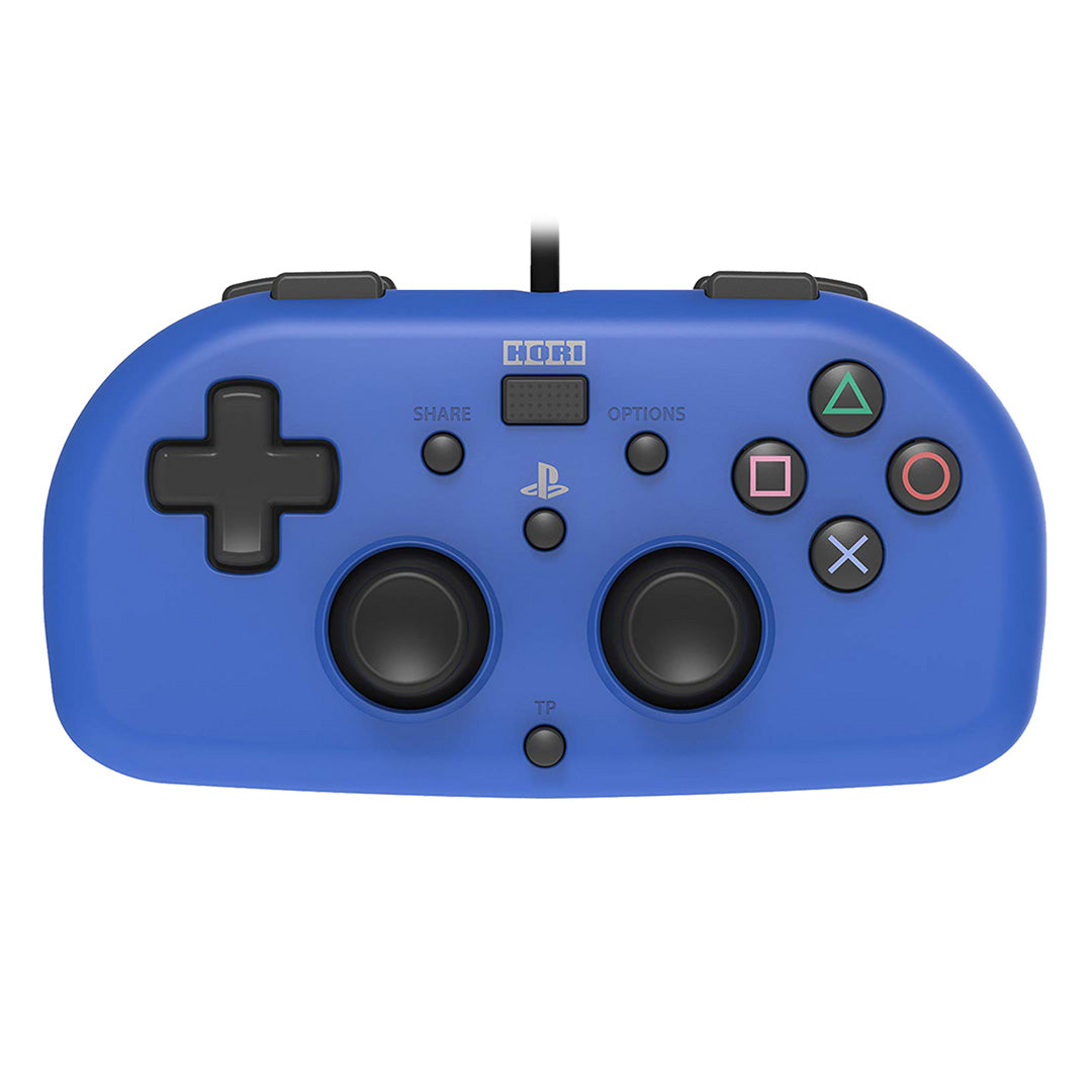 Hori - Wired Mini Gamepad (Blue) for PlayStation 4 - Console Accessories by HORI The Chelsea Gamer