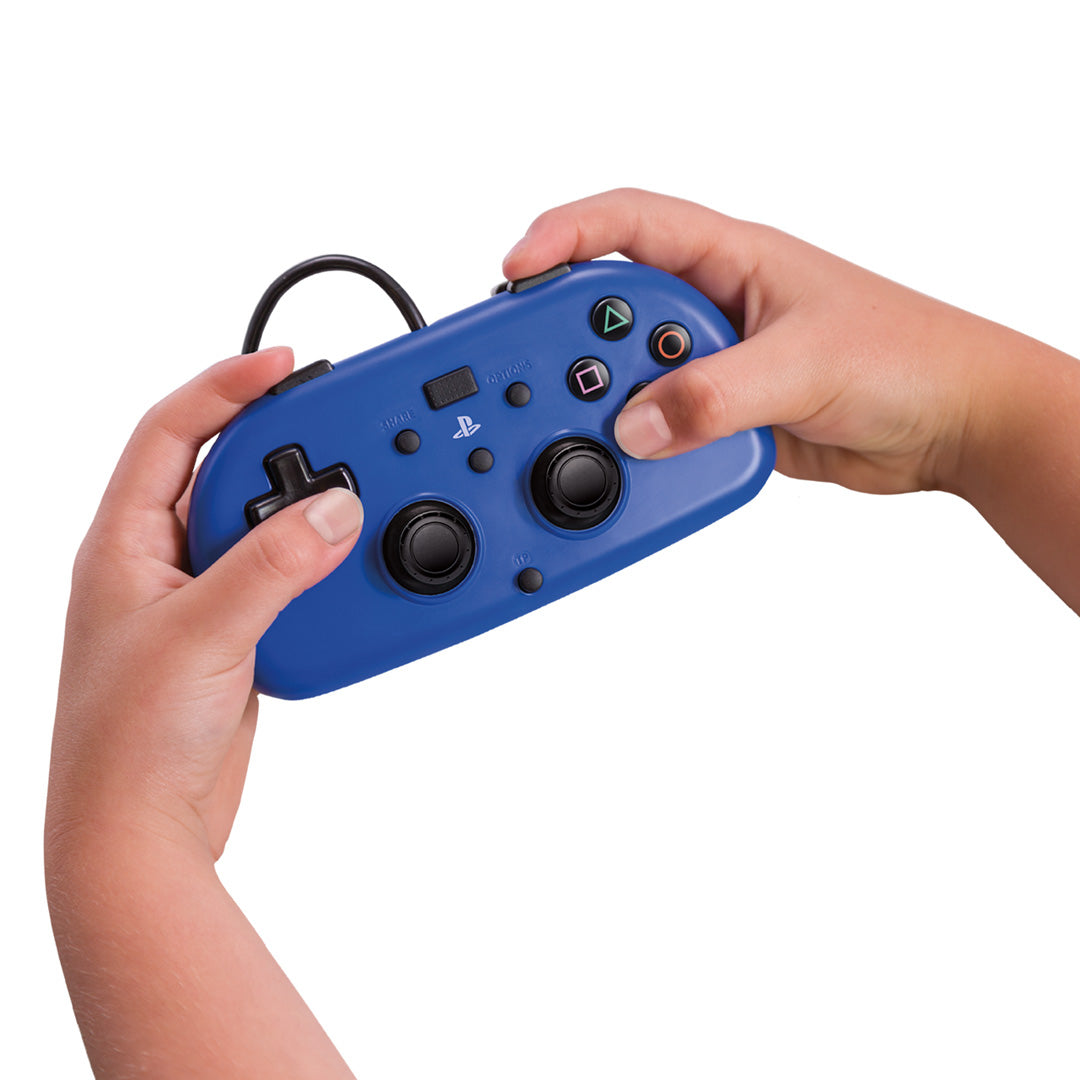 Hori - Wired Mini Gamepad (Blue) for PlayStation 4 - Console Accessories by HORI The Chelsea Gamer
