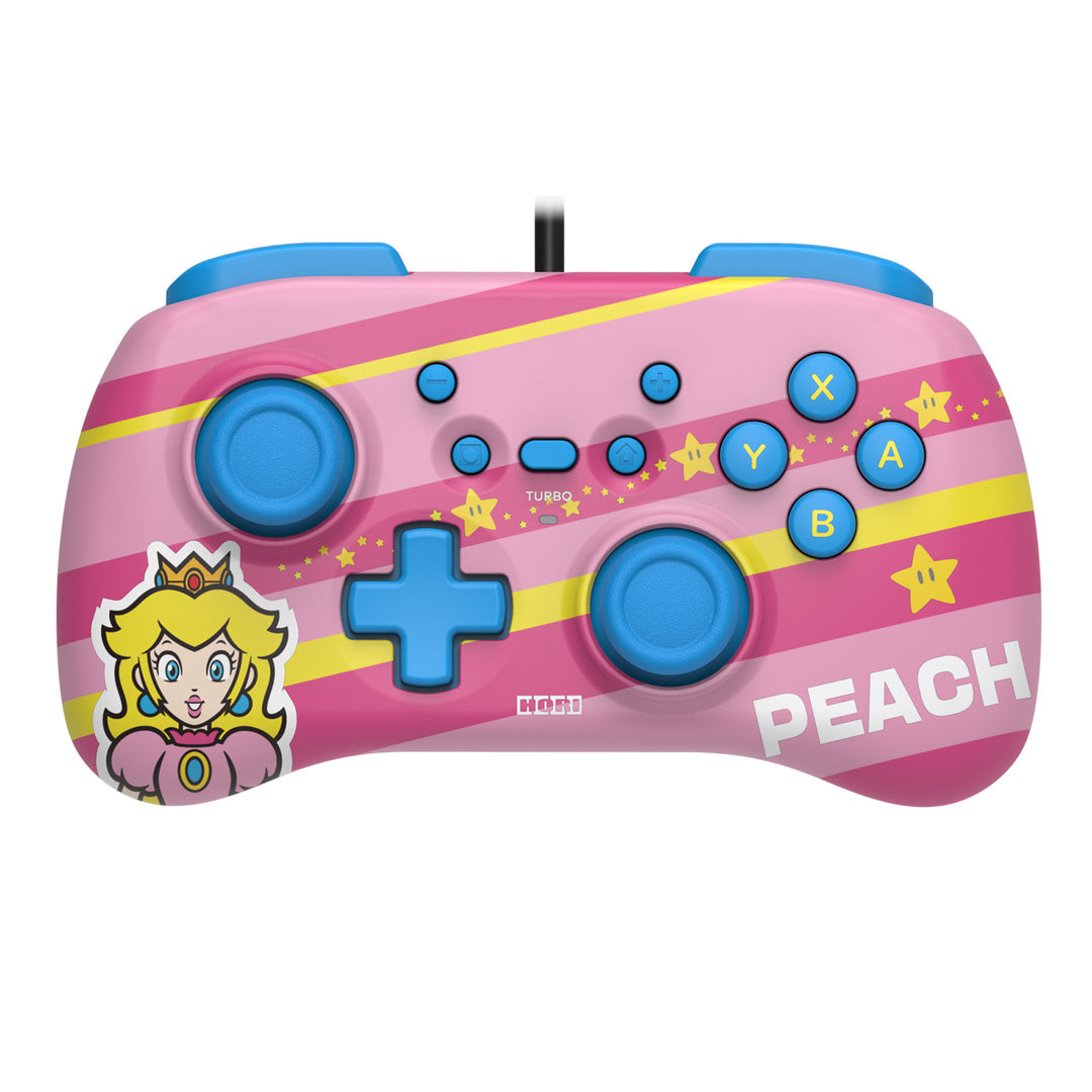 Hori - HORIPAD Mini (Super Mario Series - Peach) for Nintendo Switch - Console Accessories by HORI The Chelsea Gamer