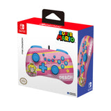 Hori - HORIPAD Mini (Super Mario Series - Peach) for Nintendo Switch - Console Accessories by HORI The Chelsea Gamer