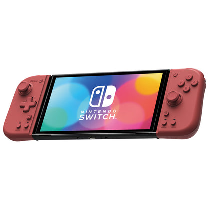 HORI - Split Pad Compact (Apricot Red) for Nintendo Switch - Console Accessories by HORI The Chelsea Gamer