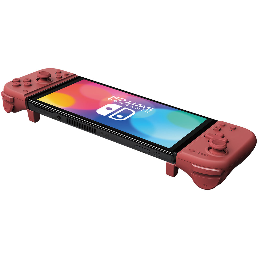 HORI - Split Pad Compact (Apricot Red) for Nintendo Switch - Console Accessories by HORI The Chelsea Gamer