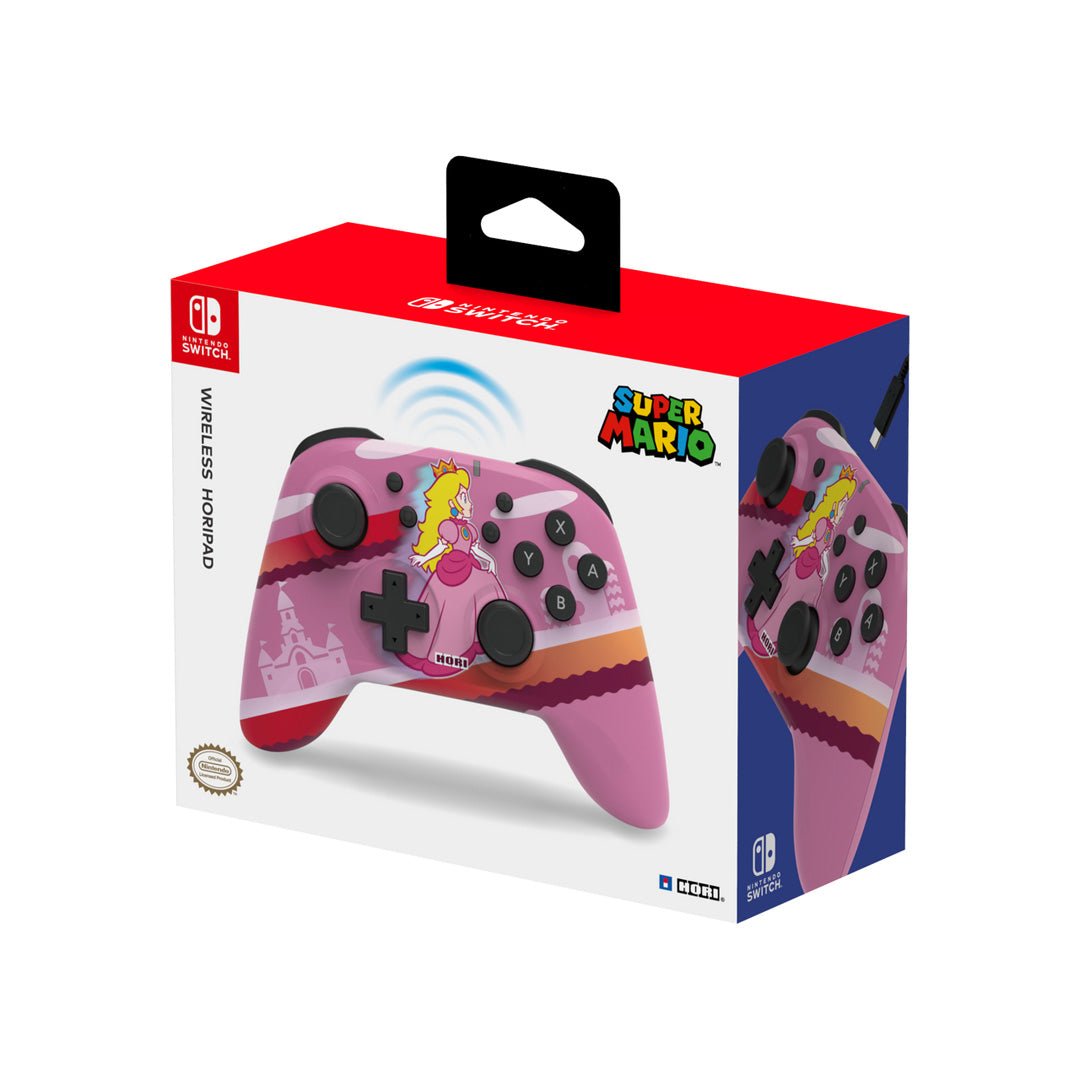 HORI- Wireless HORIPAD (Peach) for Nintendo Switch - Console Accessories by HORI The Chelsea Gamer