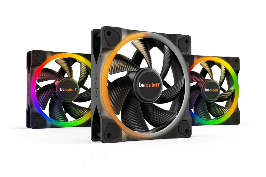 be quiet! Light Wings 120mm PWM - Fan Triple Pack - Core Components by Be Quiet The Chelsea Gamer