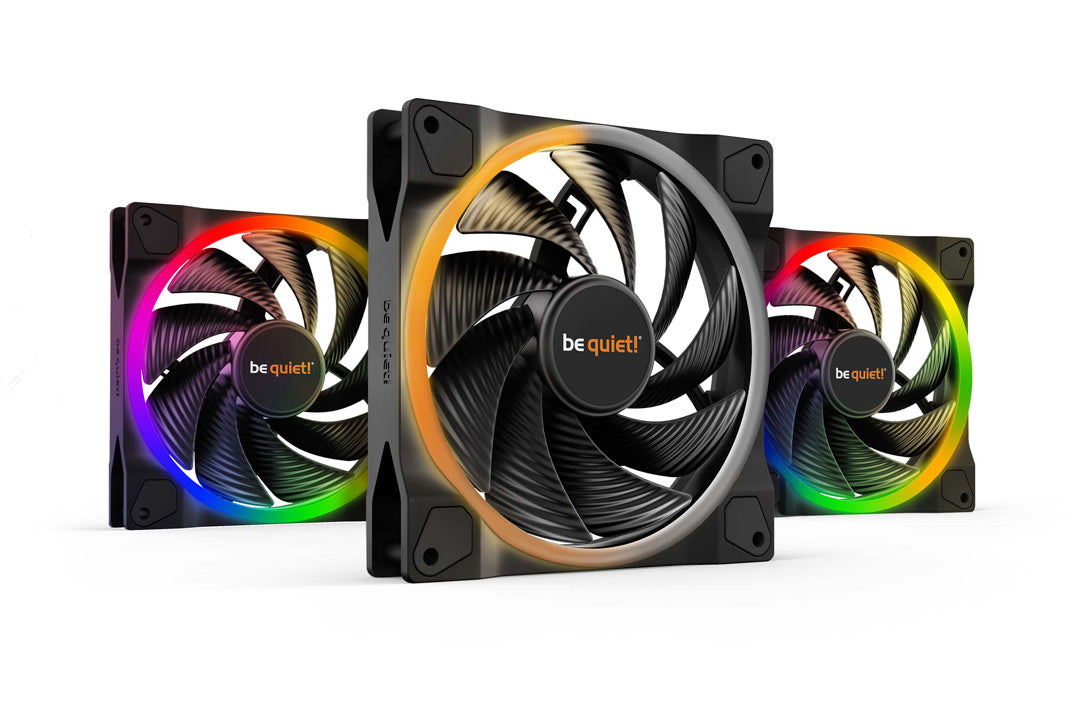 be quiet! Light Wings 140mm PWM High Speed - Fan Triple Pack - Core Components by Be Quiet The Chelsea Gamer