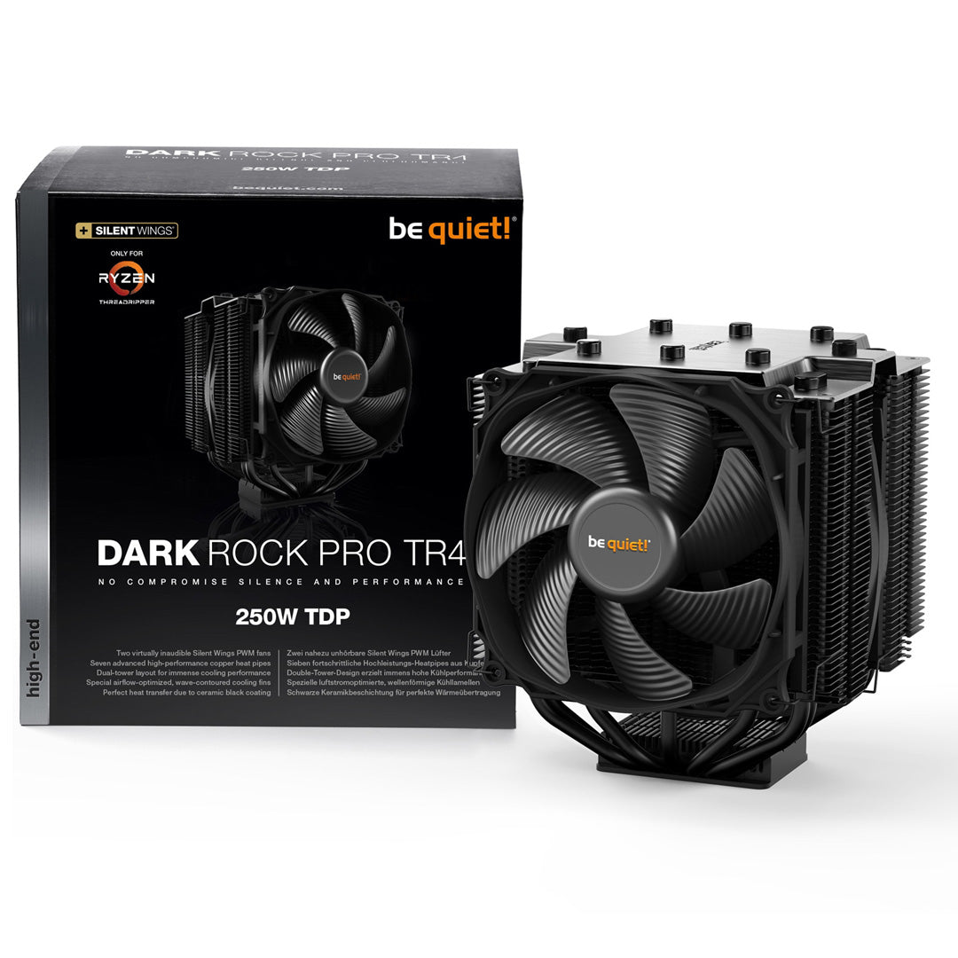 be quiet! Dark Rock Pro TR4 - Fan CPU Cooler - Core Components by Be Quiet The Chelsea Gamer