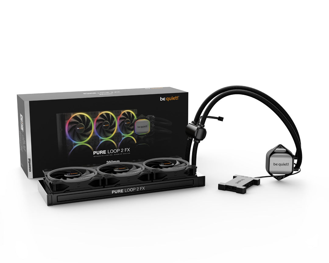 be quiet! Pure LOOP 2 FX 360mm - Liquid CPU Cooler - Core Components by Be Quiet The Chelsea Gamer