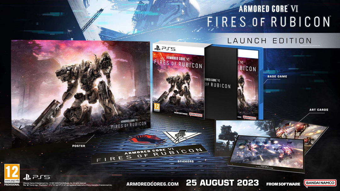 Armored Core VI: Fires of Rubicon Launch Edition - PlayStation 5 - Video Games by Bandai Namco Entertainment The Chelsea Gamer