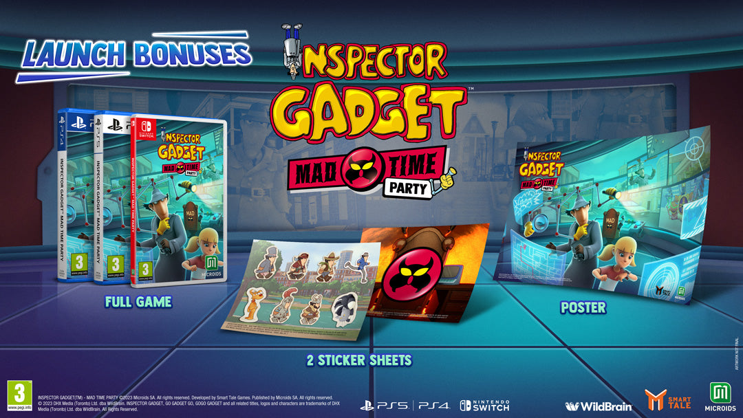 Inspector Gadget: Mad Time Party - Nintendo Switch - Video Games by Maximum Games Ltd (UK Stock Account) The Chelsea Gamer