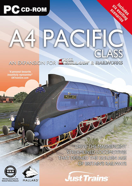 A4 Pacific Class: Add-On for Rail Simulator, Railworks & Railworks 2 - Video Games by Just Flight The Chelsea Gamer