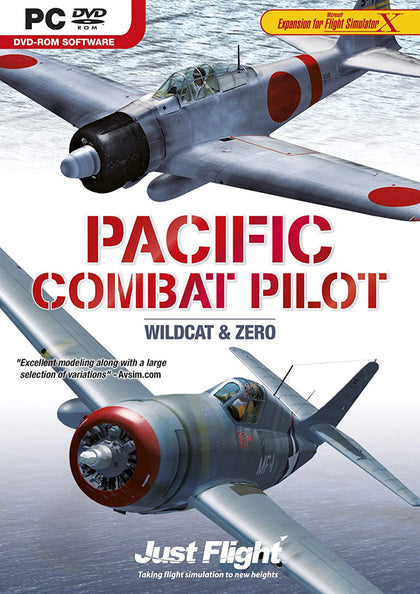 Pacific Combat Pilot: Wildcat & Zero (Expansion for Flight Simulator X) - Video Games by Just Flight The Chelsea Gamer