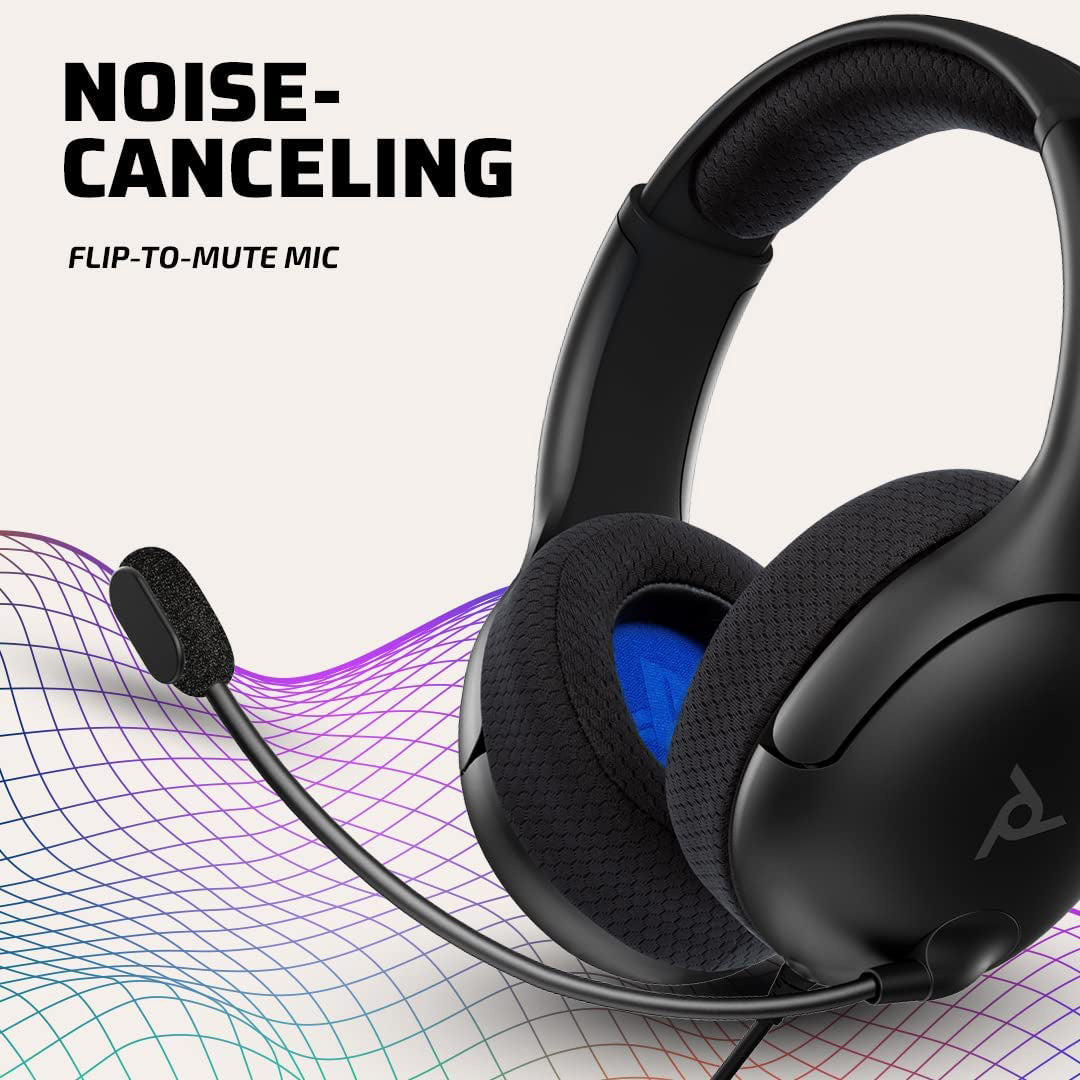 PDP - LVL50 Wired Headset - PlayStation 4/5 & PC - Black - Console Accessories by PDP The Chelsea Gamer