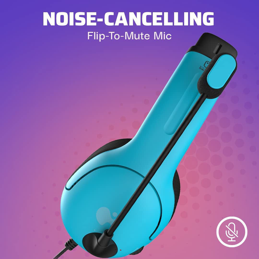 PDP - LVL40 Wired Stereo Headset for Nintendo Switch - Blue/Red - Console Accessories by PDP The Chelsea Gamer