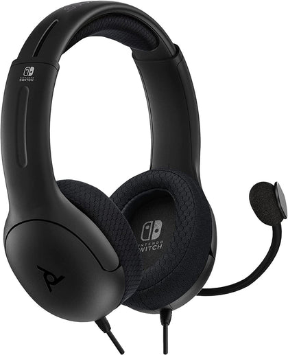 PDP - LVL40 Wired Stereo Headset for Nintendo Switch - Black - Console Accessories by PDP The Chelsea Gamer