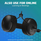 PDP - LVL40 Wired Stereo Headset for Nintendo Switch - Black - Console Accessories by PDP The Chelsea Gamer