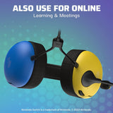 PDP - LVL40 Wired Stereo Headset for Nintendo Switch - Yellow/Blue - Console Accessories by PDP The Chelsea Gamer