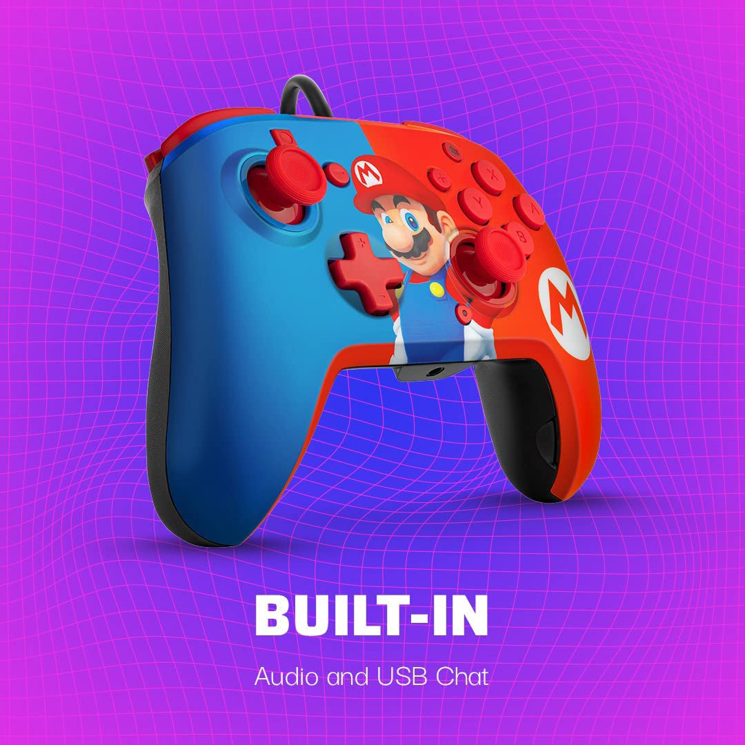 PDP - Mario Rematch Controller for Nintendo Switch - Console Accessories by PDP The Chelsea Gamer