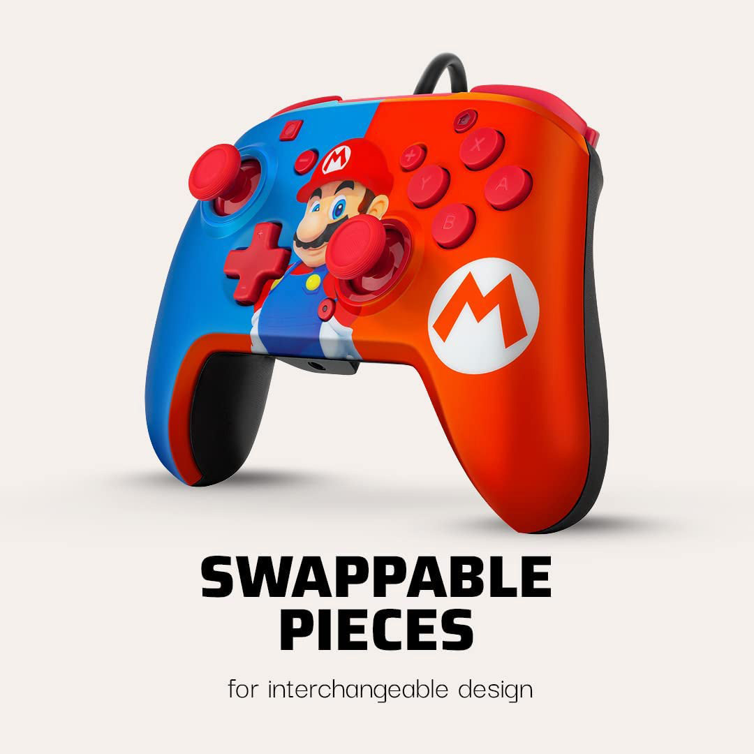 PDP - Mario Rematch Controller for Nintendo Switch - Console Accessories by PDP The Chelsea Gamer