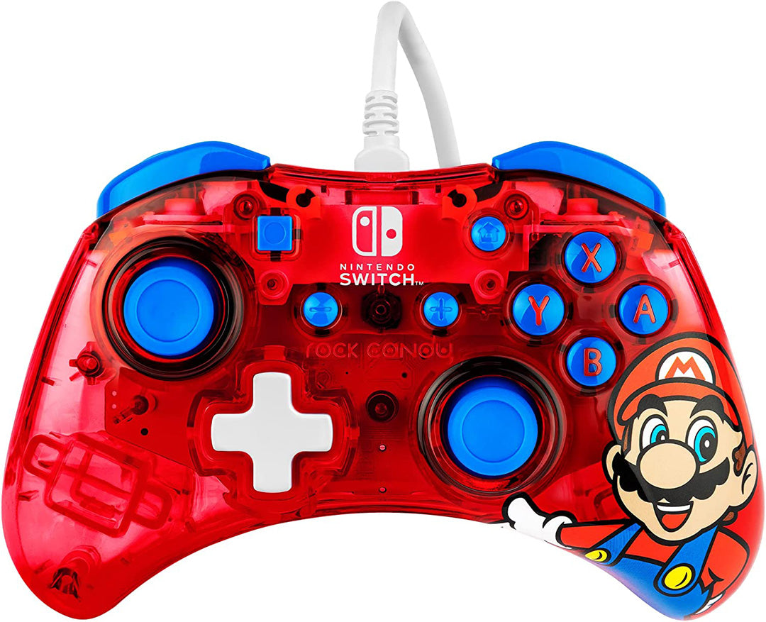 PDP - Rock Candy Wired Controller for Nintendo Switch - Mario Punch - Console Accessories by PDP The Chelsea Gamer