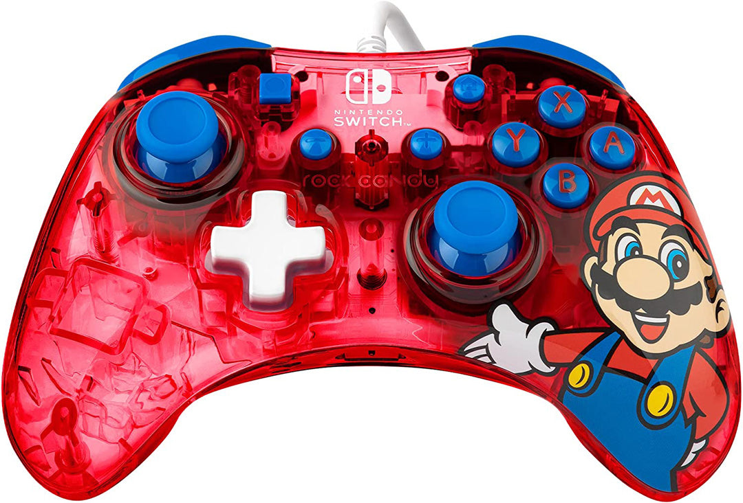PDP - Rock Candy Wired Controller for Nintendo Switch - Mario Punch - Console Accessories by PDP The Chelsea Gamer