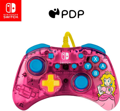 PDP - Rock Candy Wired Controller for Nintendo Switch - Peach - Console Accessories by PDP The Chelsea Gamer
