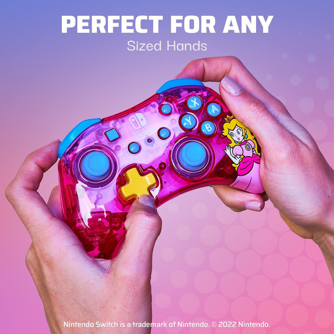 PDP - Rock Candy Wired Controller for Nintendo Switch - Peach - Console Accessories by PDP The Chelsea Gamer