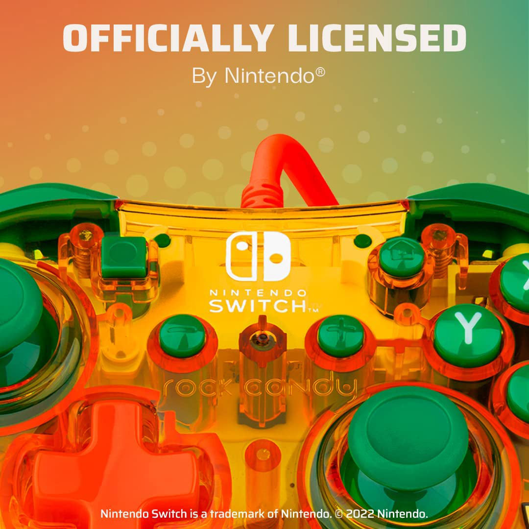 PDP - Rock Candy Wired Controller for Nintendo Switch - Bowser - Console Accessories by PDP The Chelsea Gamer