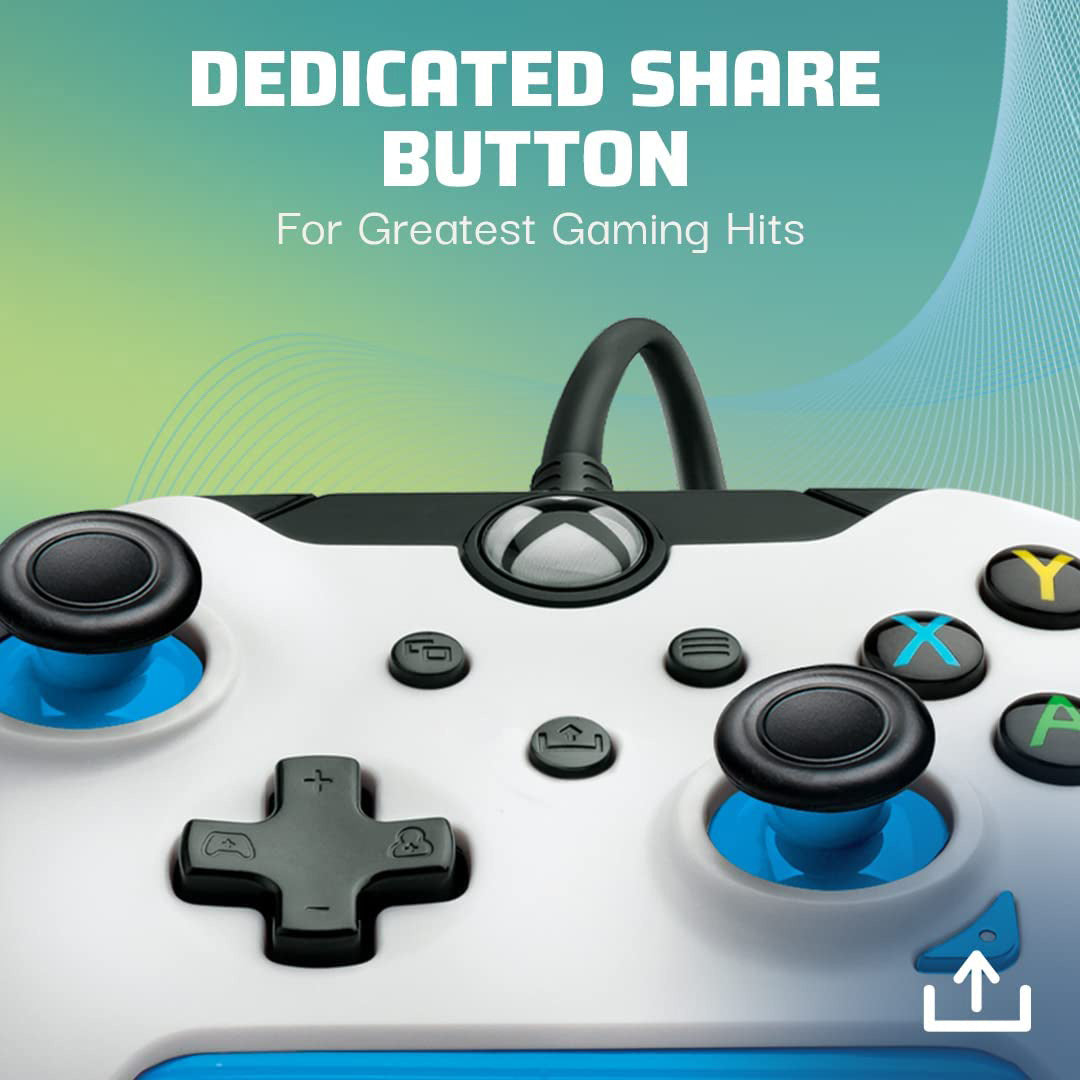 PDP - Wired Controller for  Xbox Series X|S & PC Controller - Ion White - Console Accessories by PDP The Chelsea Gamer